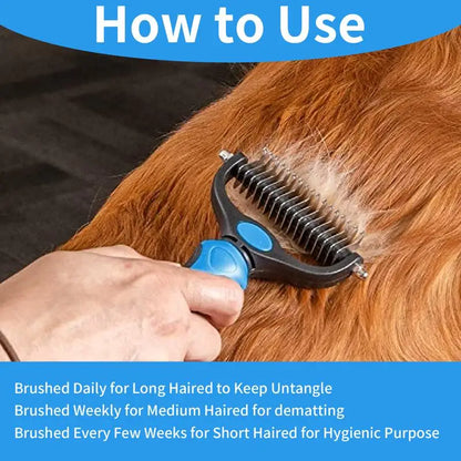 Dual-Sided Grooming Brush