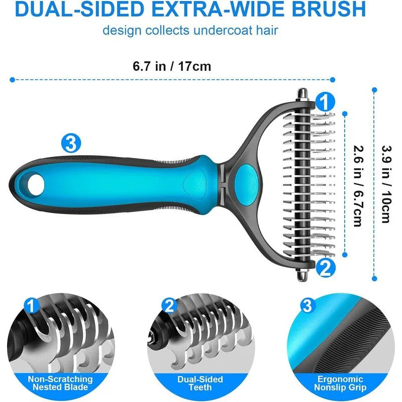Dual-Sided Grooming Brush