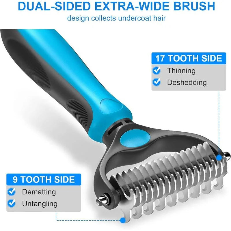 Dual-Sided Grooming Brush